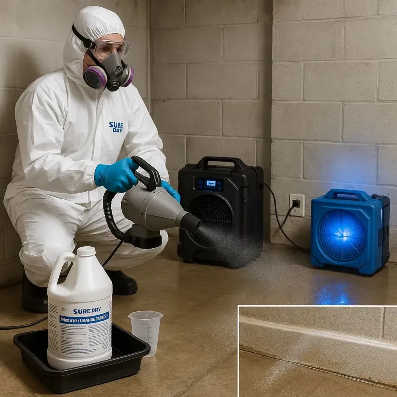 Sanitization and Odor Removal process in Western Springs, IL