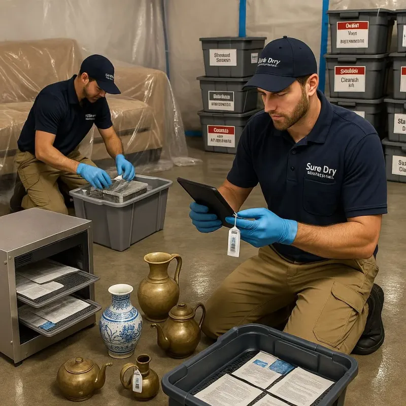Content Protection and Restoration process in Western Springs, IL